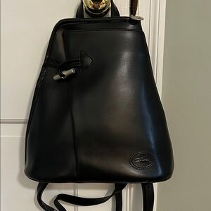Longchamp Black Backpack